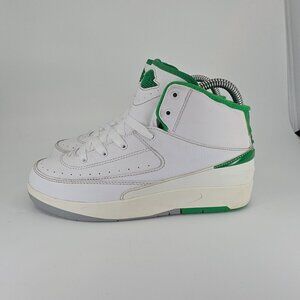 Nike Air Jordan 2 Retro Kids Size 3Y 'Lucky Green'  Classic 90s DQ8564-103